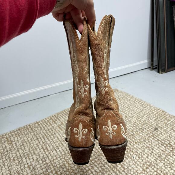 Corral Honey Cortez Boots Embroidered Snip Toe Cowboy Boots Womens SZ 7.5 EUC - Picture 11 of 11